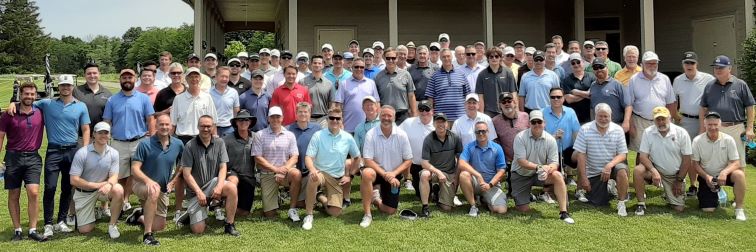 group of golfers at 2021 Golf Outing