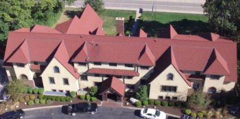 Aerial view Purdue Sigma Chi house