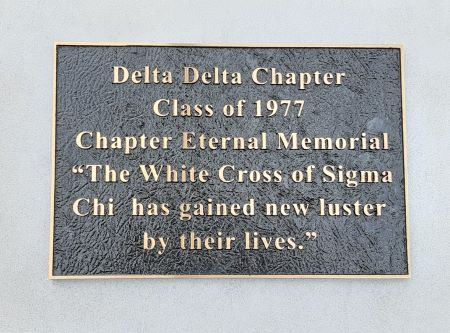 Class of '77 Chapter Eternal Memorial plaque