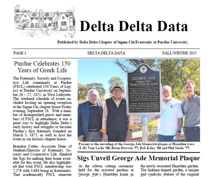 Fall Winter Delta Delta Date 2025 cover