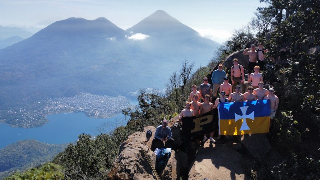 Sigs on mountain side