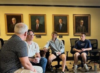 Sigma Chi at Purdue group training session