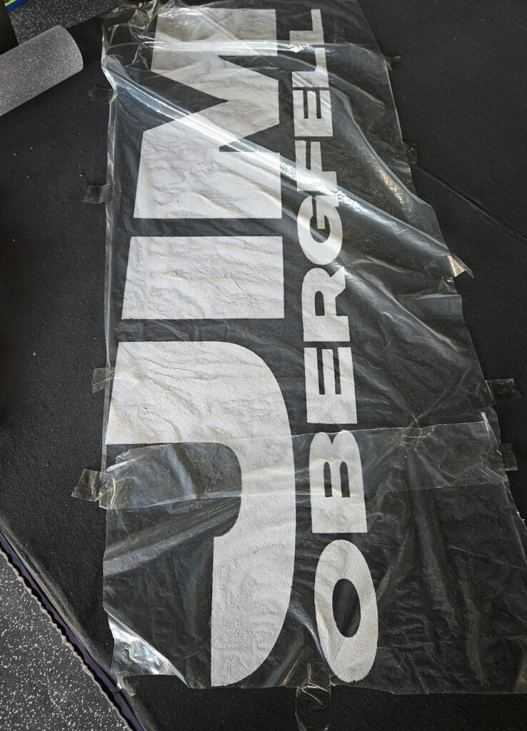Jim Obergfell boxing ring sign