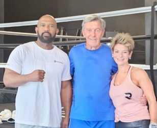 Jim Obergfell with Marlon Ealy and Donna Cervi